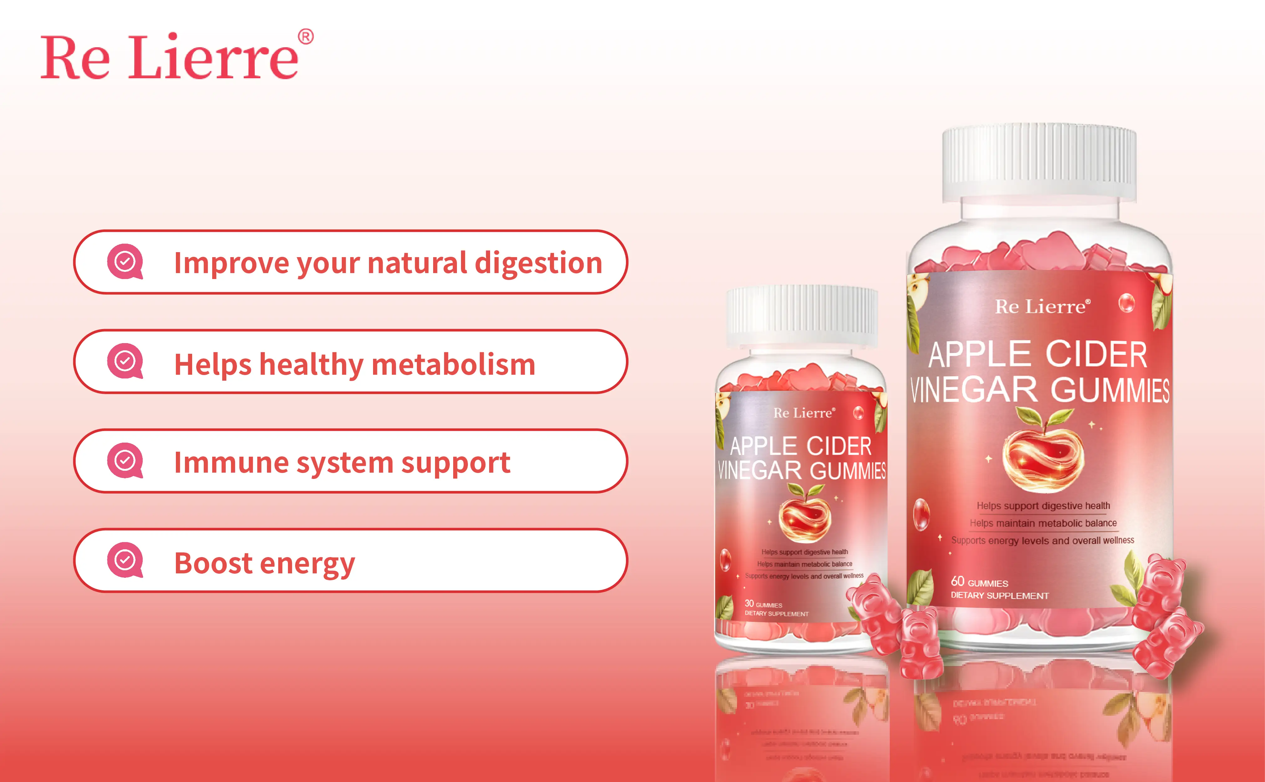 Apple Cider Vinegar Gummies Detail