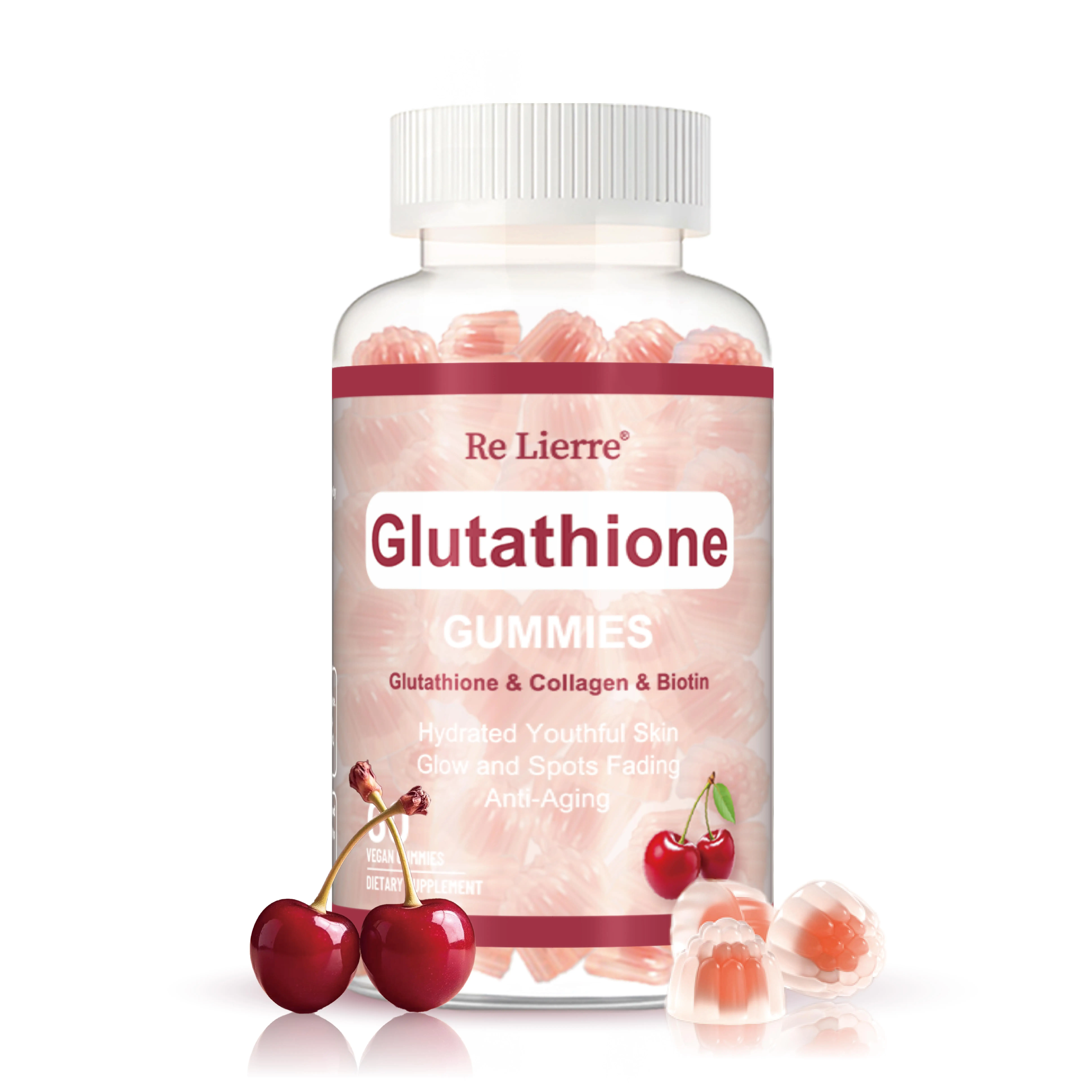 Cherry Collagen Gummies with Vitamin C & Hyaluronic Acid