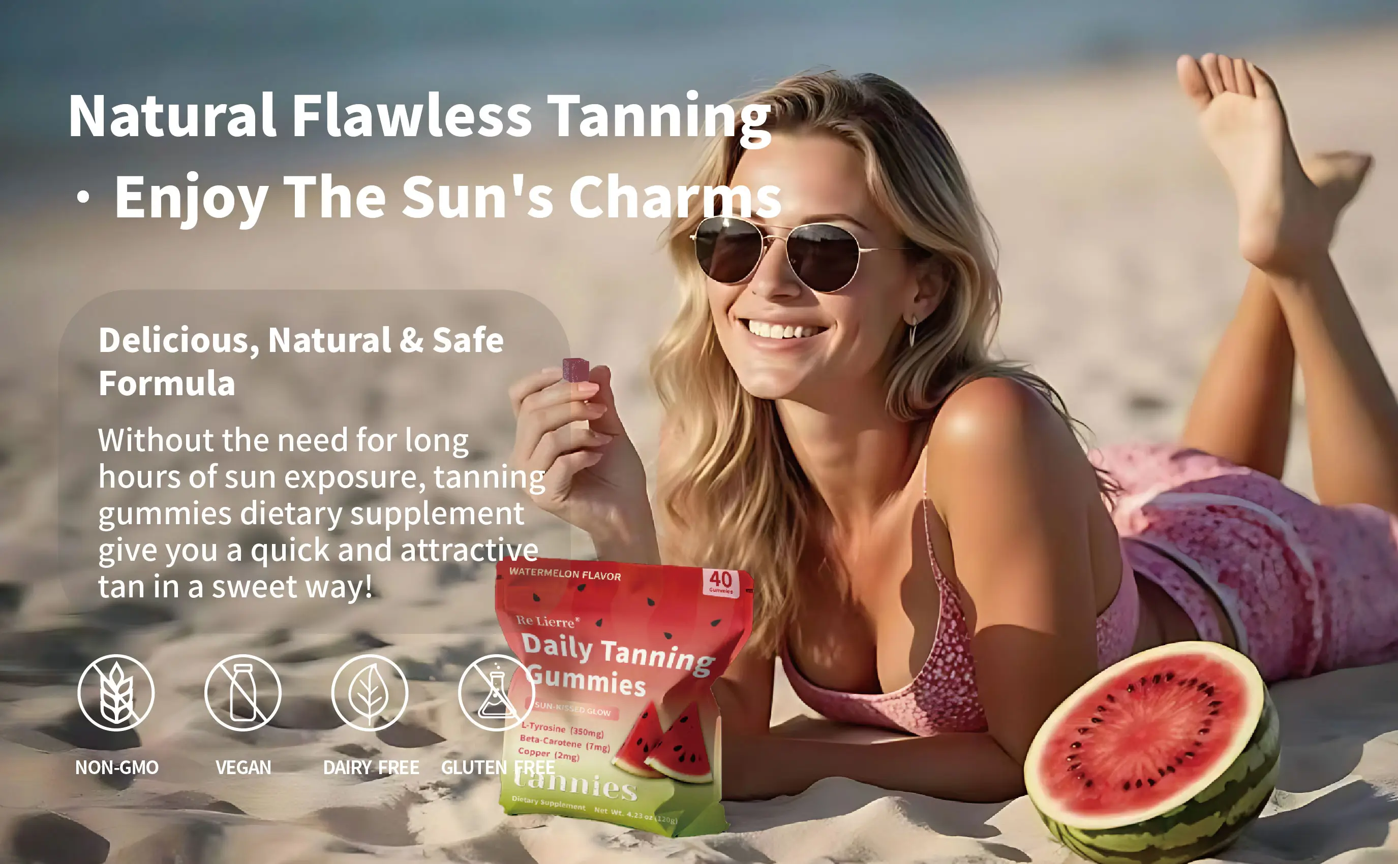 Daily Tanning Gummies Detail