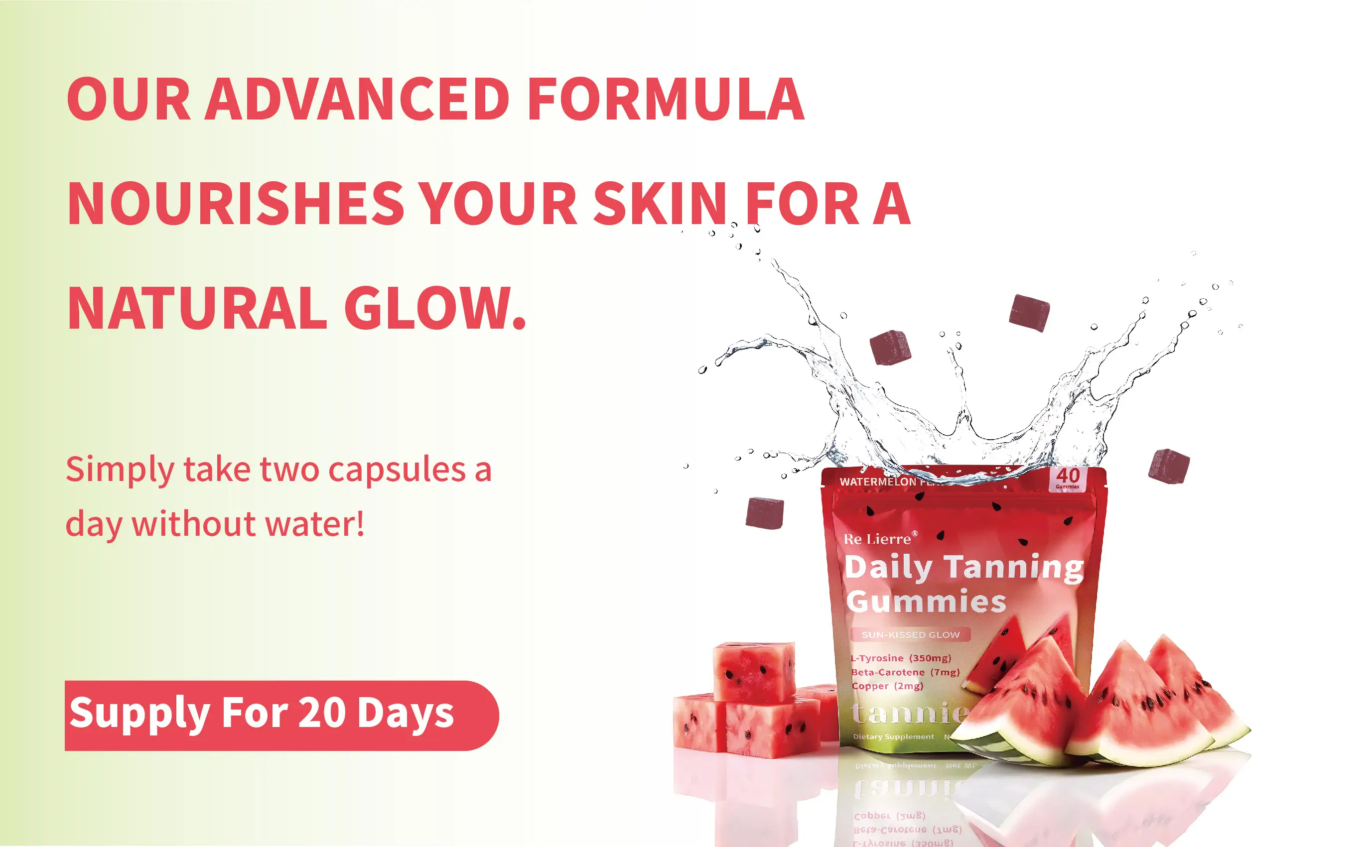 Daily Tanning Gummies Detail