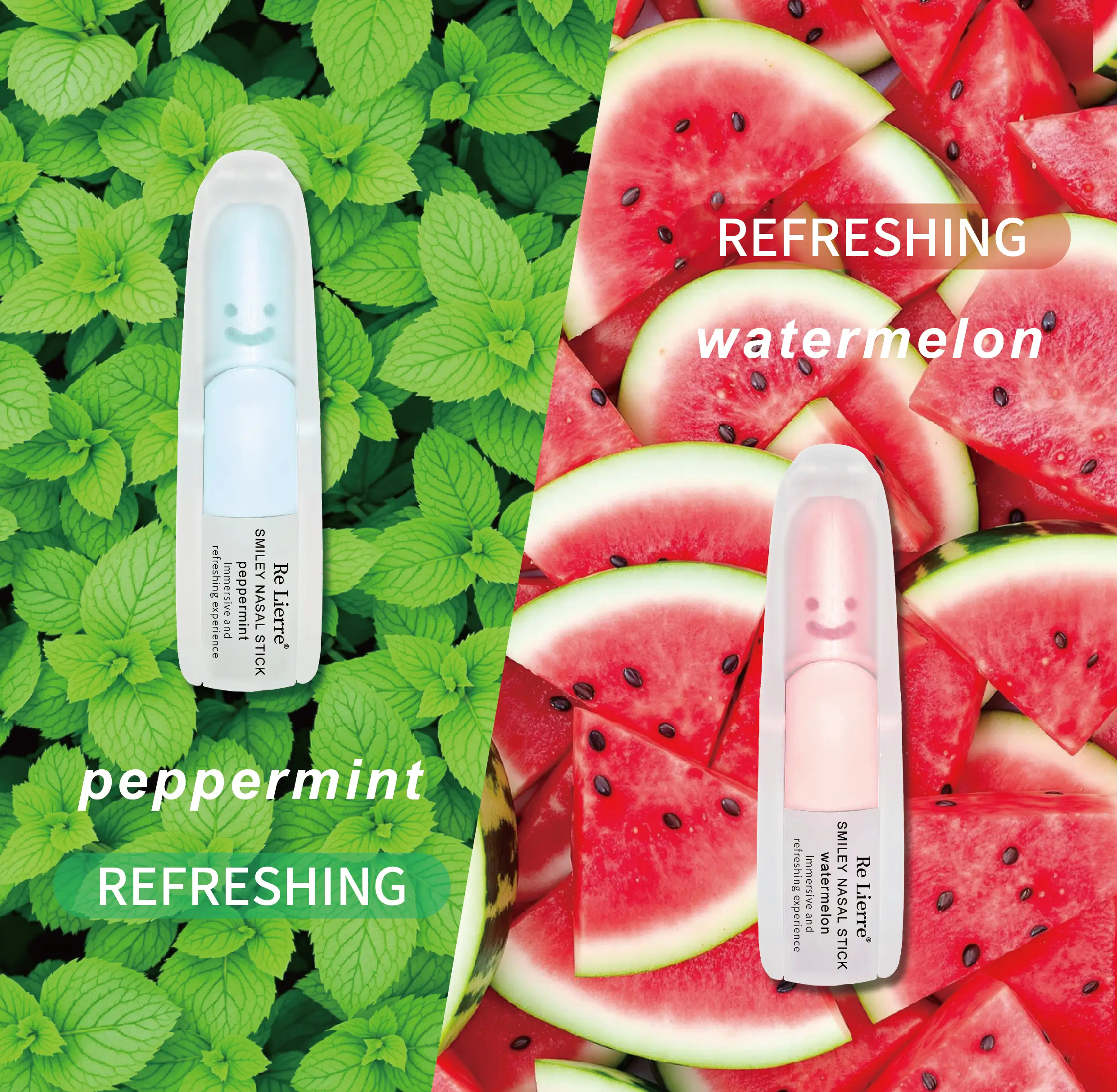 Nasal Stick – Dual-Action, Mint Fresh or Watermelon Breeze